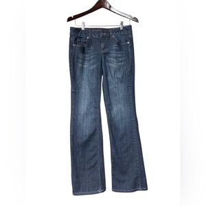 Tommy Hilfiger Women’s Freedom Bootcut Classic Mid Rise Dark Wash Classic Jeans